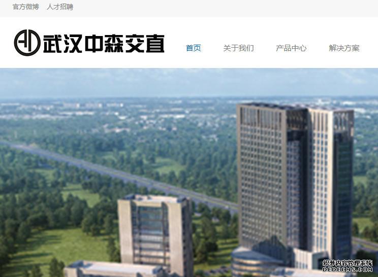 中森交直公司网站页面